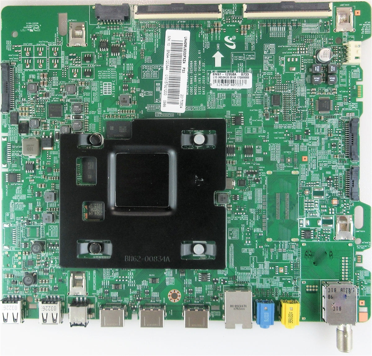 BN94-12034A, Samsung Main Board, BN97-12958A, BN41-02568A, UN40MU6300FXZA, UN4MU6300FXZA FA01