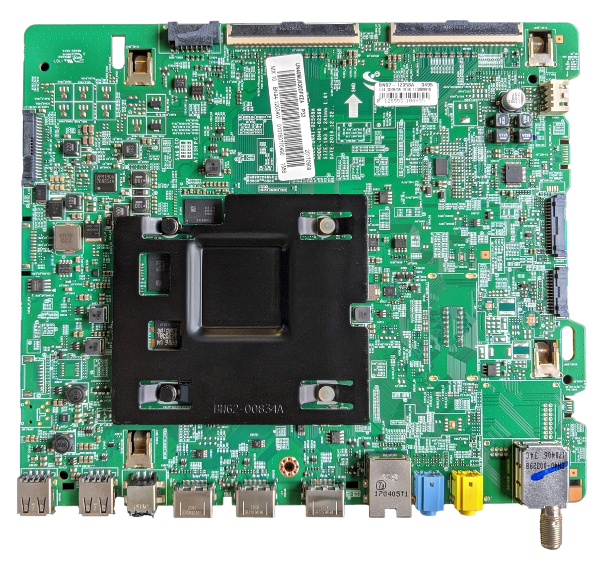 BN94-12034W Samsung Main Board, BN94-12034W, BN97-12958A, BN41-02568A, UN40MU630DFXZA