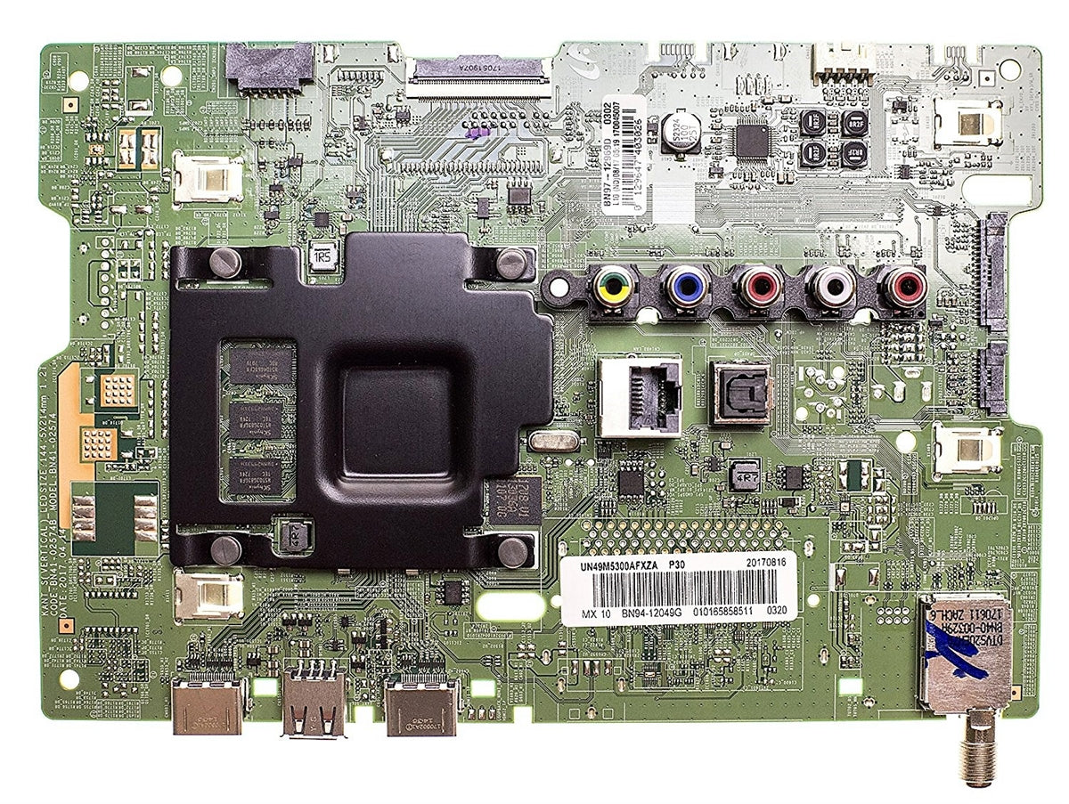 BN94-12049G Samsung Main Board, BN97-12969D, BN41-02574A, UN49M5300AFXZA