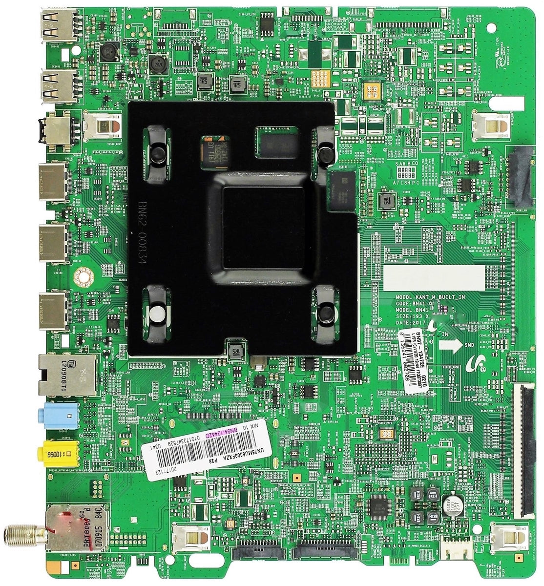 BN94-12442D Samsung Main Board, BN97-13472E, BN41-02568B, UN75MU6300FXZA