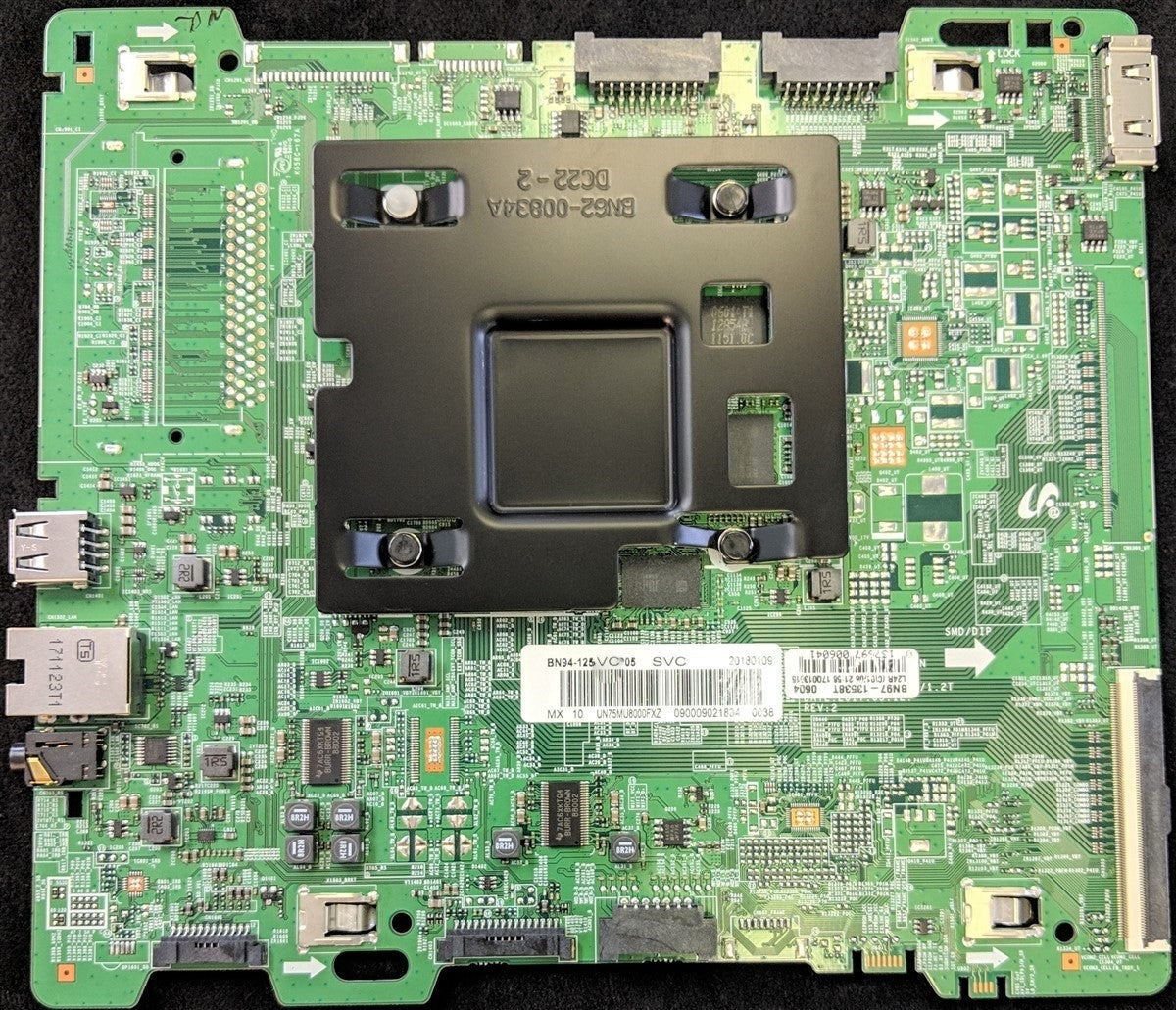 BN94-12527B Samsung Main Board, BN94-12526H, BN97-13538Y, BN41-02570B, UN75MU8000FXZA