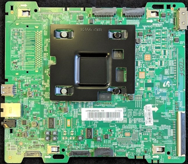 BN94-12551B Samsung Main Board, BN41-02570B, BN97-13540C, UN75MU9000FXZA, UN75MU9000FXZX, UN75MU9000FXZC