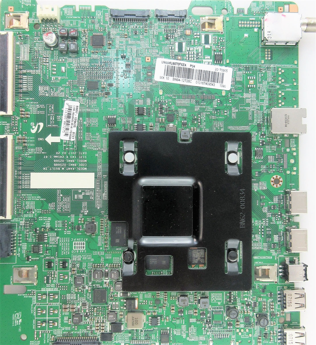 BN94-12726C Samsung Main Board, BN97-12963S, BN41-02568B, UN65MU6070FXZA