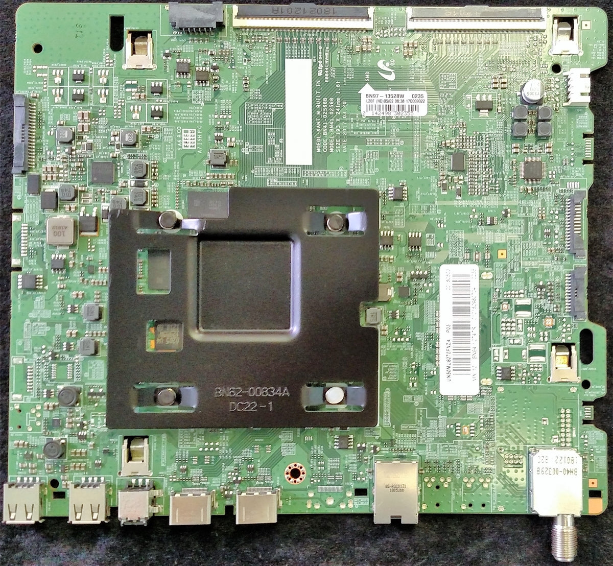 BN94-12747R Samsung Main Board, BN97-13528W, BN41-02568B, UN50MU6070FXZA