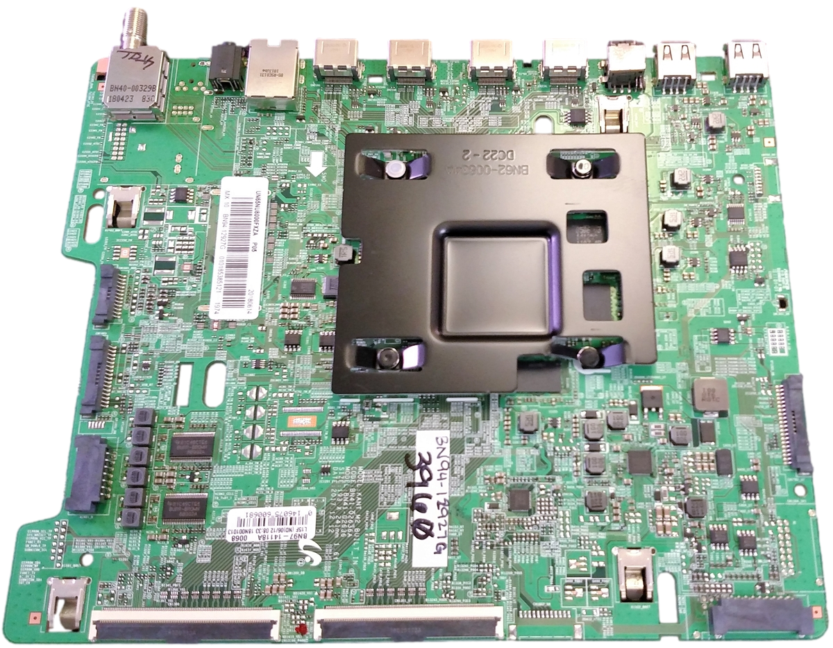 BN94-12927G Samsung Main Board, BN97-14118A, BN41-02636A, UN65NU8000FXZA, UN65NU800DFXZA, UN65NU8000FXZC