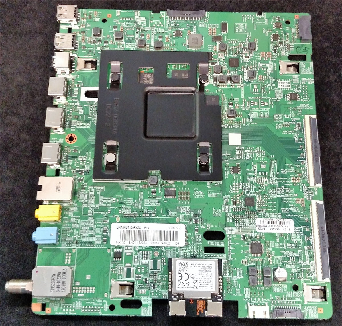 BN94-13208A Samsung Main Board, BN97-14043B, BN41-02635A, UN75NU7100FXZA, UN75NU7100FXZC, UN75NU7200FXZA, UN75NU7100FXZX