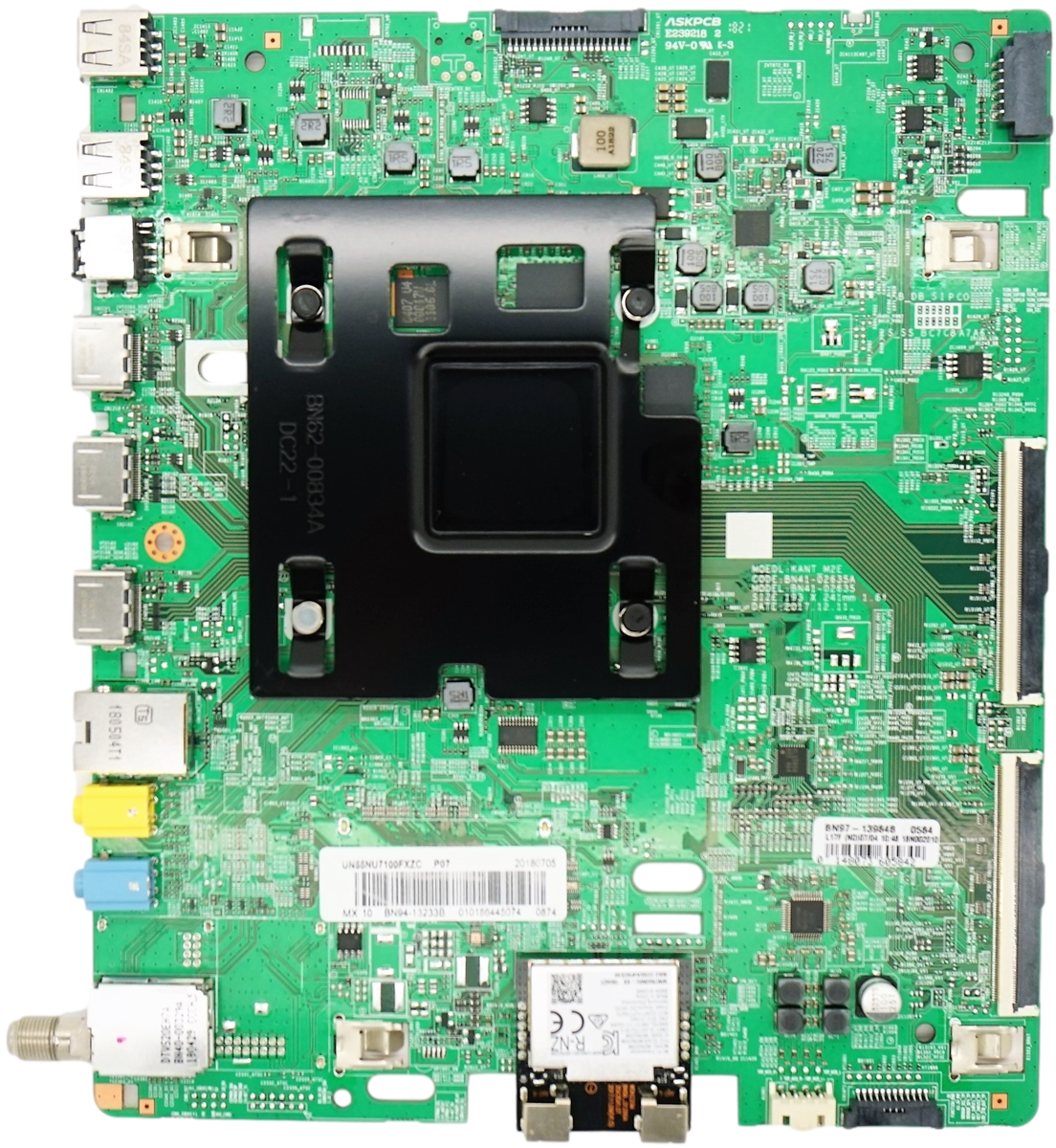 BN94-13233B Samsung Main Board, BN97-13984B, BN41-02635A, UN55NU7300FXZA, UN55NU7100FXZA