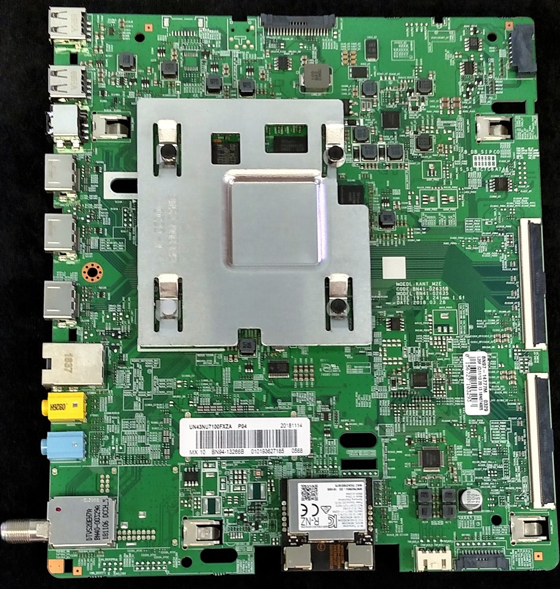 BN94-13266B Samsung Main Board, BN97-14777M, BN41-02635B, UN43NU7100FXZA