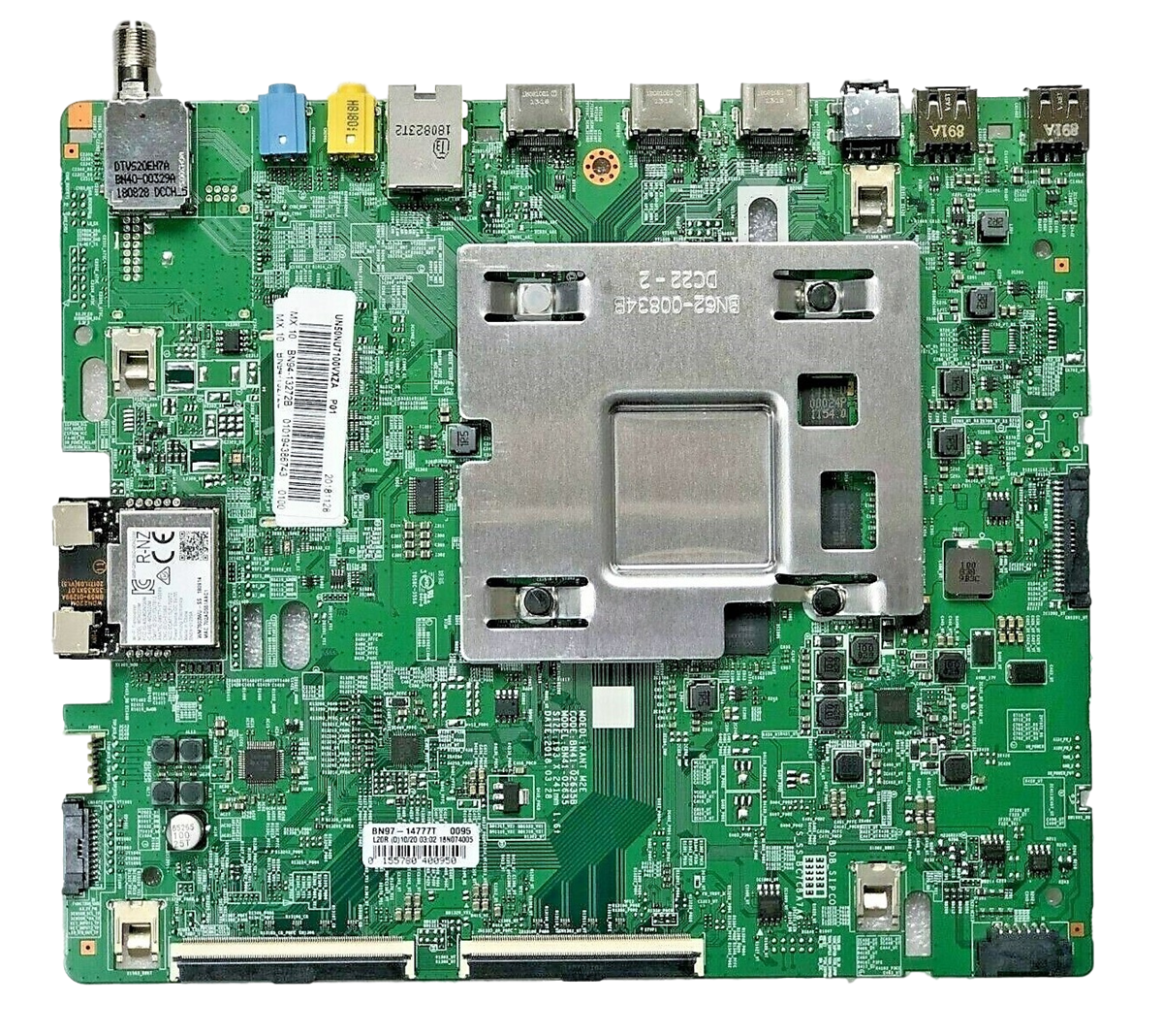 BN94-13272B Samsung Main Board, BN97-14777T, BN97-13983K, BN41-02635A, UN50NU7100FXZA, UN50NU710DFXZA, UN50NU7200FXZA, UN50NU7100VXZA