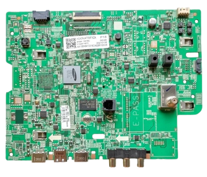 BN94-13318C Samsung Main Board, BN97-14087J, BN41-02640A,  HG43NJ470MFXZA (Version BA01)