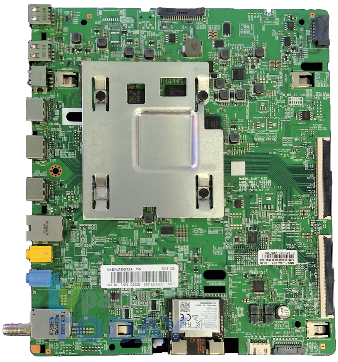 BN94-13602B Samsung Main Board, BN41-02635B, BN97-14772Y, UN55NU7300FXZA, UN55NU7300FXZC