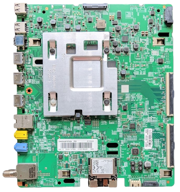 BN94-14768A Samsung Main Board, BN97-16215A, BN41-02635B, UN40NU6070FXZA