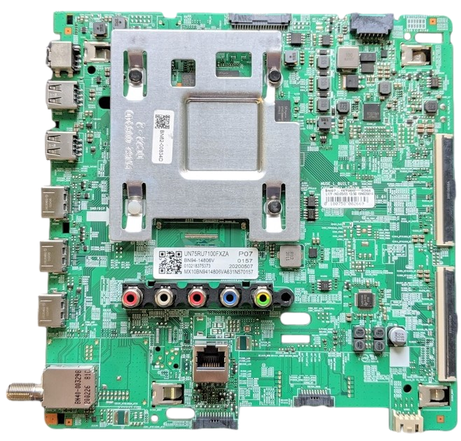 BN94-14806V Samsung Main Board, BN97-16195G, BN41-02703B, UN75RU7100FXZA, UN75RU710DFXZA, UN75RU7100FXZC