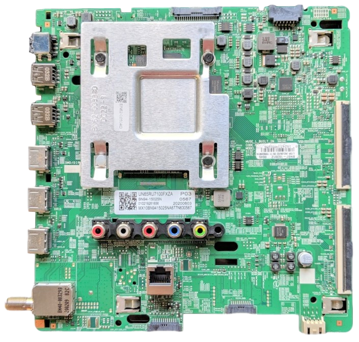 BN94-15025N Samsung Main Board, BN97-16391Z, BN41-02703C, UN65RU7100FXZA