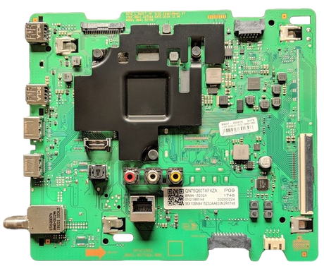 BN94-15232A Samsung Main Board, BN97-16597X, BN41-02756A, QN75Q60TAFXZA, QN75Q6DTAFXZA, QN75Q60TBFXZA