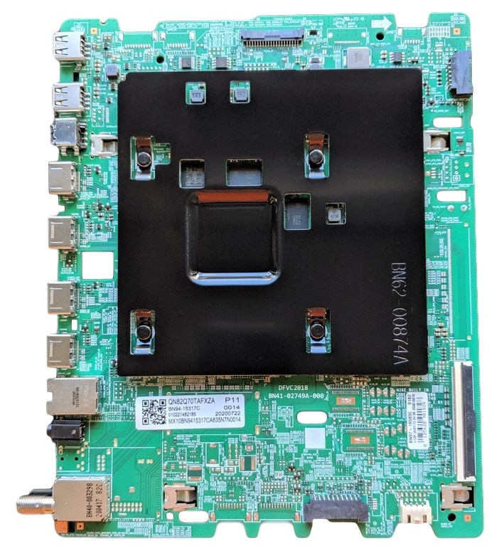 BN94-15317C Samsung Main Board, BN97-16593C, BN41-02749A, QN82Q70TAFXZA, QN82Q70TAFXZC