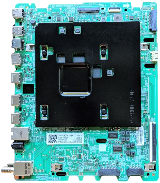 BN94-15650F Samsung Main Board, BN94-15650F, BN97-16592C, BN41-02749A-000, QN65Q80TAFXZA