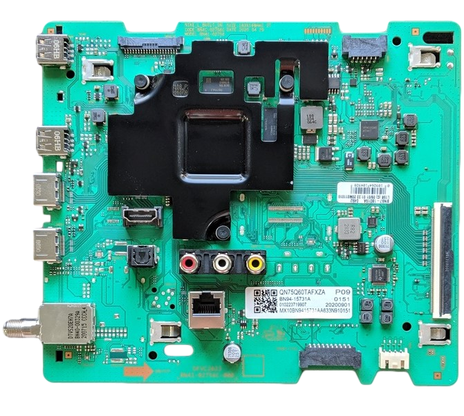 BN94-15731A Samsung Main Board, BN41-02756C, BN97-18019A, QN75Q60TAFXZA, QN75Q6DTAFXZA