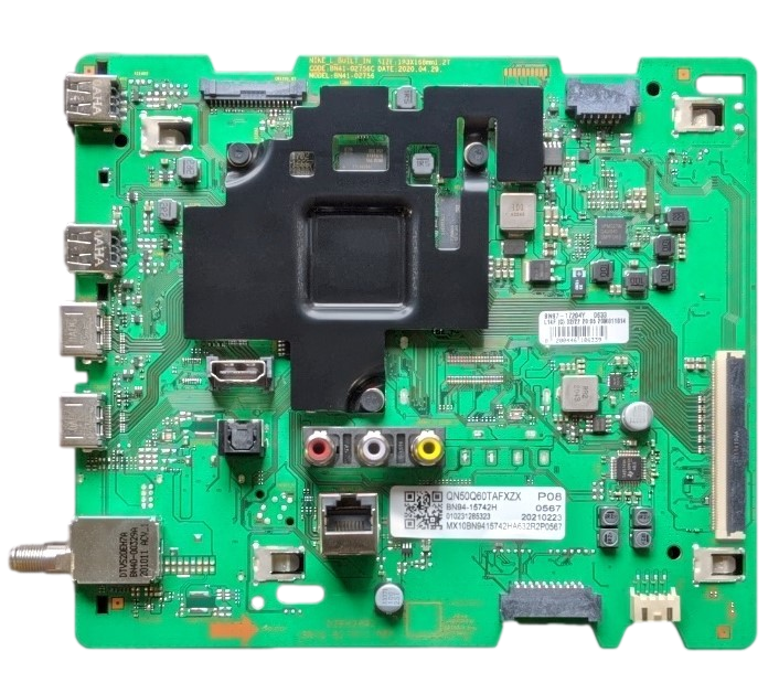 BN94-15742H Samsung Main Board, BN97-17204Y, QN50Q60TAFXZX, QN50Q60TAF