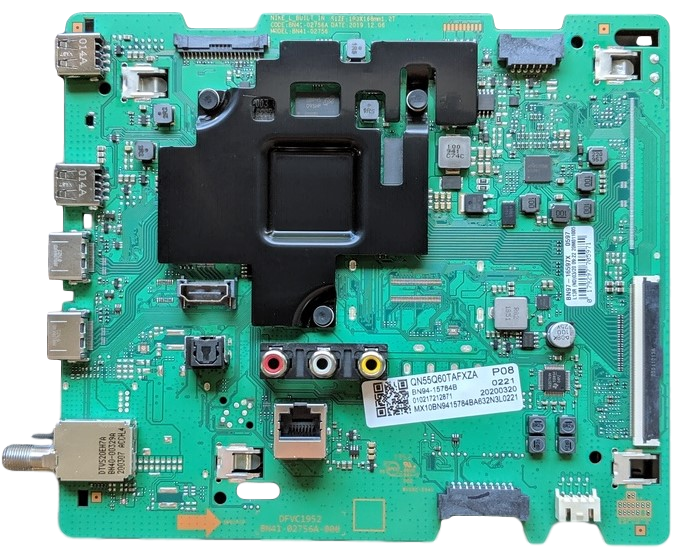 BN94-15784B Samsung Main Board, BN94-15784B, BN97-16597X, QN55Q60TAFXZA, QN55Q6DTAFXZA