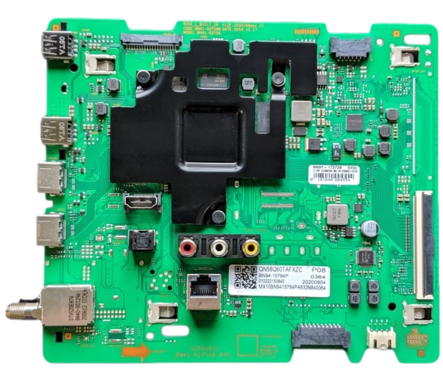 BN94-15784P Samsung Main Board, BN97-17373B, BN41-02756B, BN40-00329A, E239218, QN58Q60TAFXZC, QN58Q60TAFXZA, QN58Q6DTAFXZA