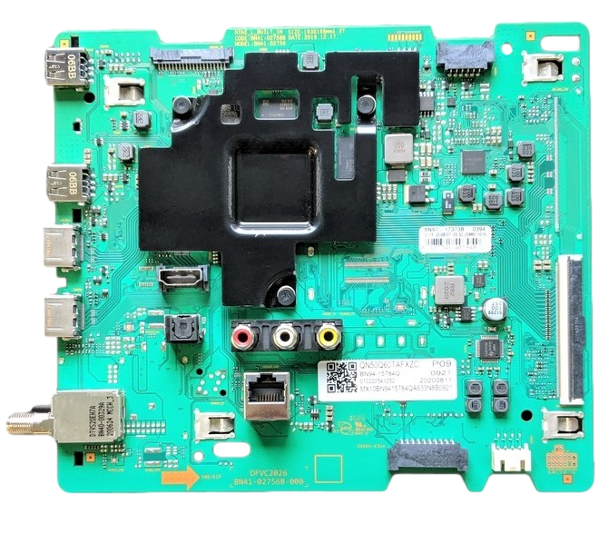 BN94-15784Q Samsung Main Board, BN41-02756B, BN97-17373B, QN50Q60TAFXZC, QN50Q60TAFXZA