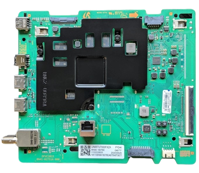 BN94-16076E Samsung Main Board, BN41-02751A, BN97-16648B, UN65TU7000FXZA, UN65TU700DFXZA