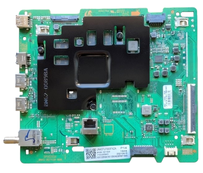 BN94-16115W Samsung Main Board, BN97-17445E, BN41-02751B, UN43TU700DFXZA, UN43T7000FXZA, UN43TU7000BXZA