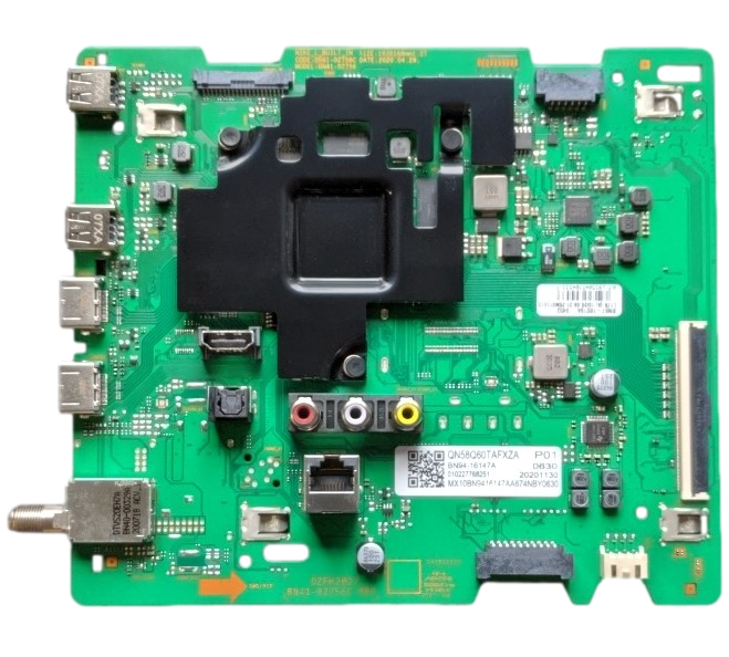 BN94-16147A Samsung Main Board, BN97-18019A, BN41-02756C, QN58Q60TAFXZA, QN58Q6DTAFXZA