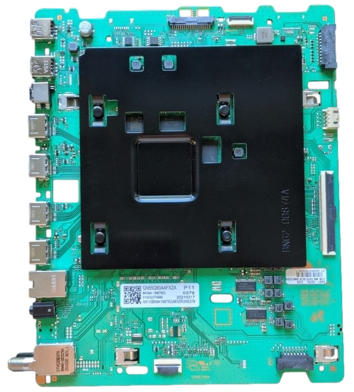 BN94-16876G Samsung Main Board, BN41-02855A, BN97-18270J, QN55Q80AAFXZA