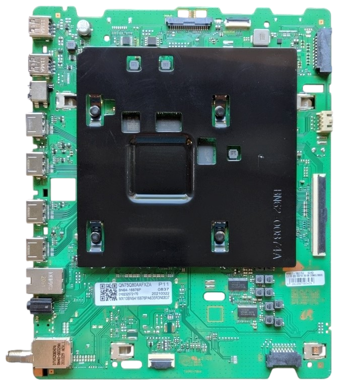 BN94-16876P Samsung Main Board, BN97-18270J, BN41-02855A, QN75Q80AAF, QN75Q80AAFXZA