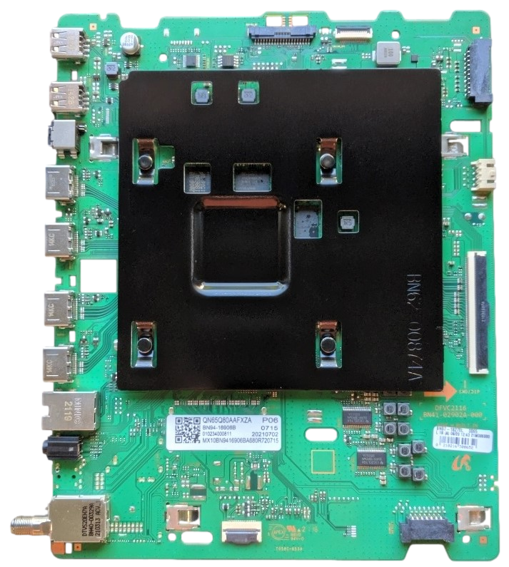 BN94-16906B Samsung Main Board, BN41-02902A, BN97-18270L, QN65Q80AAF, QN65Q80AAFXZA