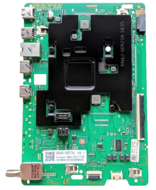 BN94-16973U Samsung Main Board, BN97-18525D, AG12/UAU8000_L, UN85AU7980FXZA, UN85AU8000FXZA, UN85AU800DFXZA, UN65AU800DFXZA, UN65AU8000FXZA