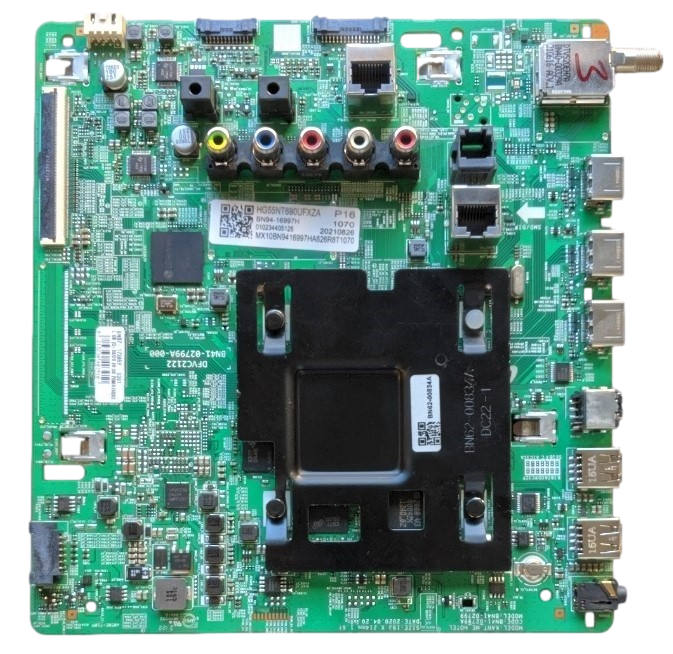 BN94-16997H Samsung Main Board, P16, BN41-02799A, BN97-17385Y, 20210826, HG55NT690UFXZA