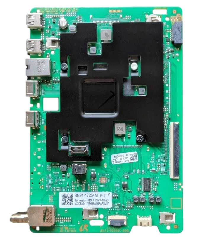 BN94-17254M Samsung Main Board, BN97-19250D, BN41-02844C, QN85Q60AAF, QN85Q60AAFXZA