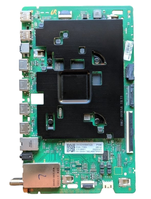 BN94-17362L Samsung Main Board, BN97-19295A, BN41-03011A, QN43QN90BAF AA01, QN43QN90BAFXZA