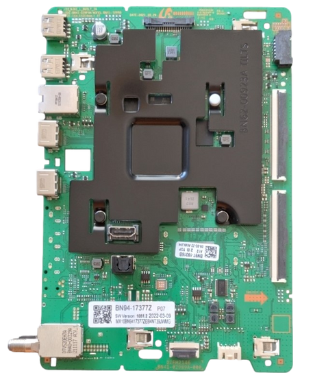 BN94-17377Z Samsung Main Board, BN97-19316B, BN41-02989A, QN65Q60RAF FA01, QN65Q60RAFXZA