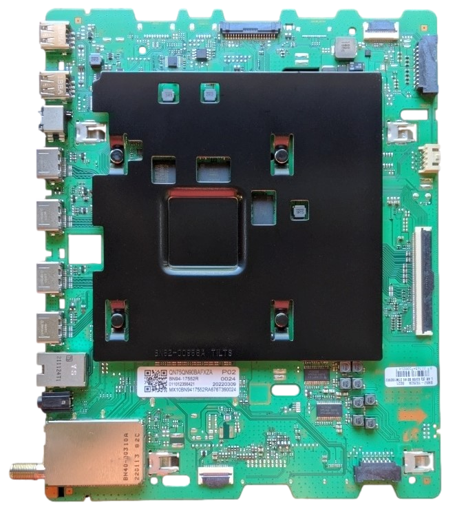 BN94-17552R Samsung Main Board, BN97-19292A, BN41-03014A, CA01/QBQ90/QN90BD-Q75BI1, QN75QN90BAFXZA