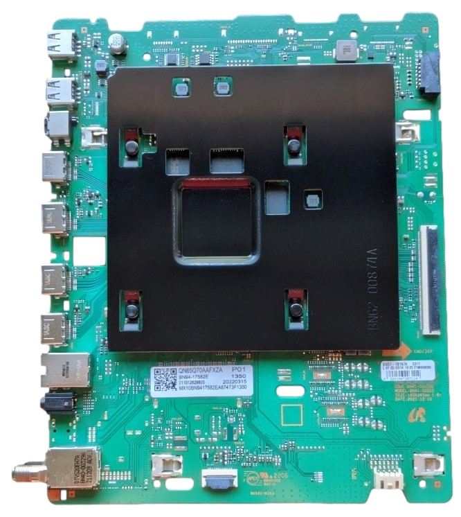 BN94-17582E Samsung Main Board, BN97-18197A, BN41-02855D, QN65Q70AAFXZA, QN75Q7DAAFXZA, QN85Q70AAFXZA, QN75Q70AAFXZA