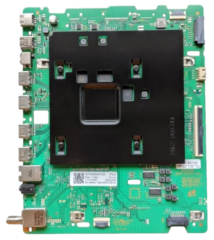 BN94-17584U Samsung Main Board, BN97-18818Y, BN41-02855D, BA02/QAQ85/QAQN85K-Q75AK1, QN75QN85AAFXZA