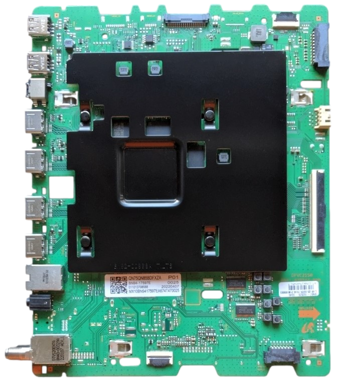 BN94-17597E Samsung Main Board, BN41-03014A, BN97-19202X, QN75QN85BDF, BA01, QN75QN85BDFXZA