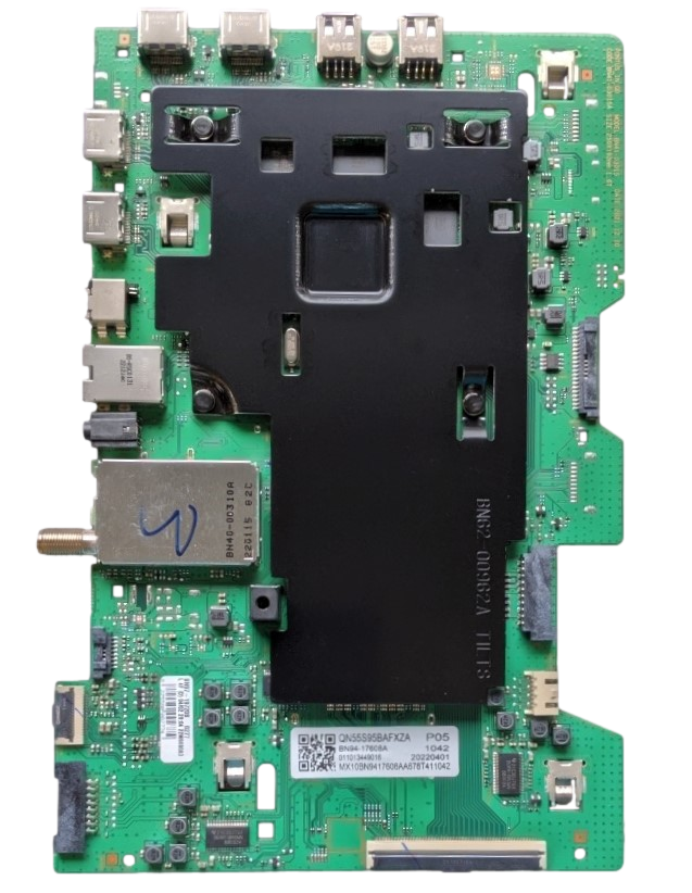 BN94-17608A Samsung Main Board, BN97-19720B, BN41-03015A, FA01, QN55S95BAFXZA