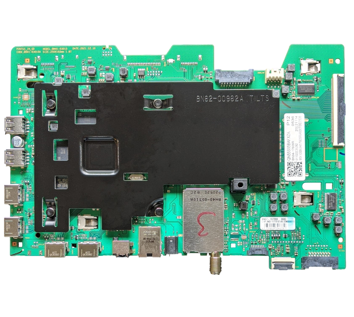 BN94-17609R Samsung Main Board, BN97-19720B, QN55S95BAF, QN55S95BAFXZA