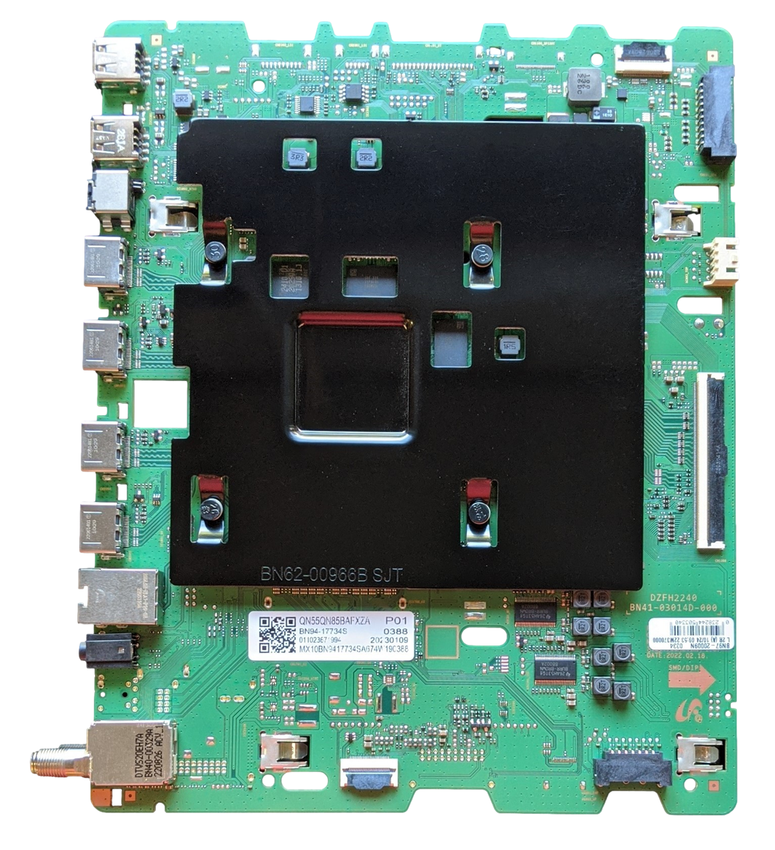 BN94-17734S Samsung Main Board, BN97-20009N, BN41-03014D, QN55QN85BAF, QN55QN85BAFXZA