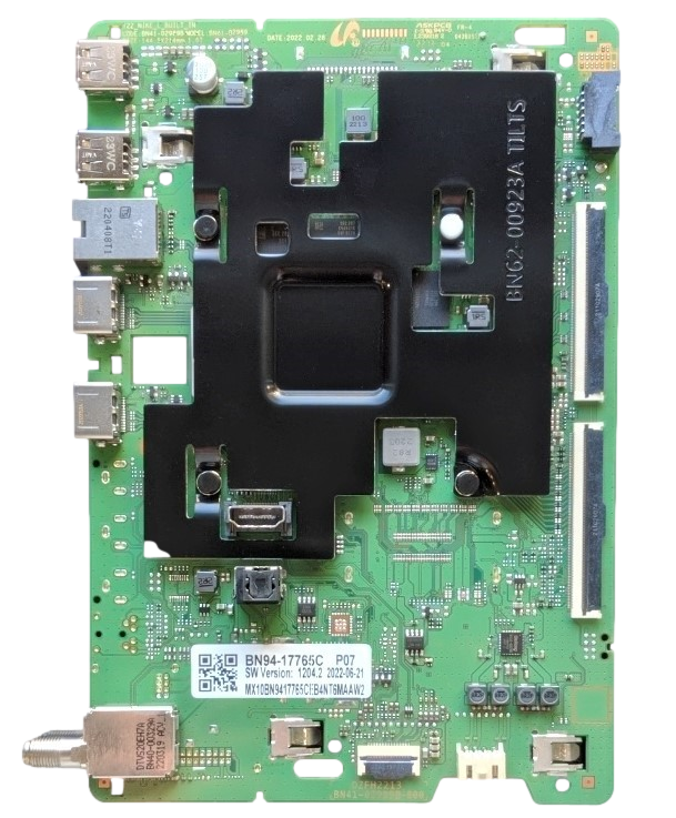 BN94-17765C Samsung Main Board, BN97-20038G, BN41-02989B, FA07, QN55Q60BAF, QN55Q60BAFXZA