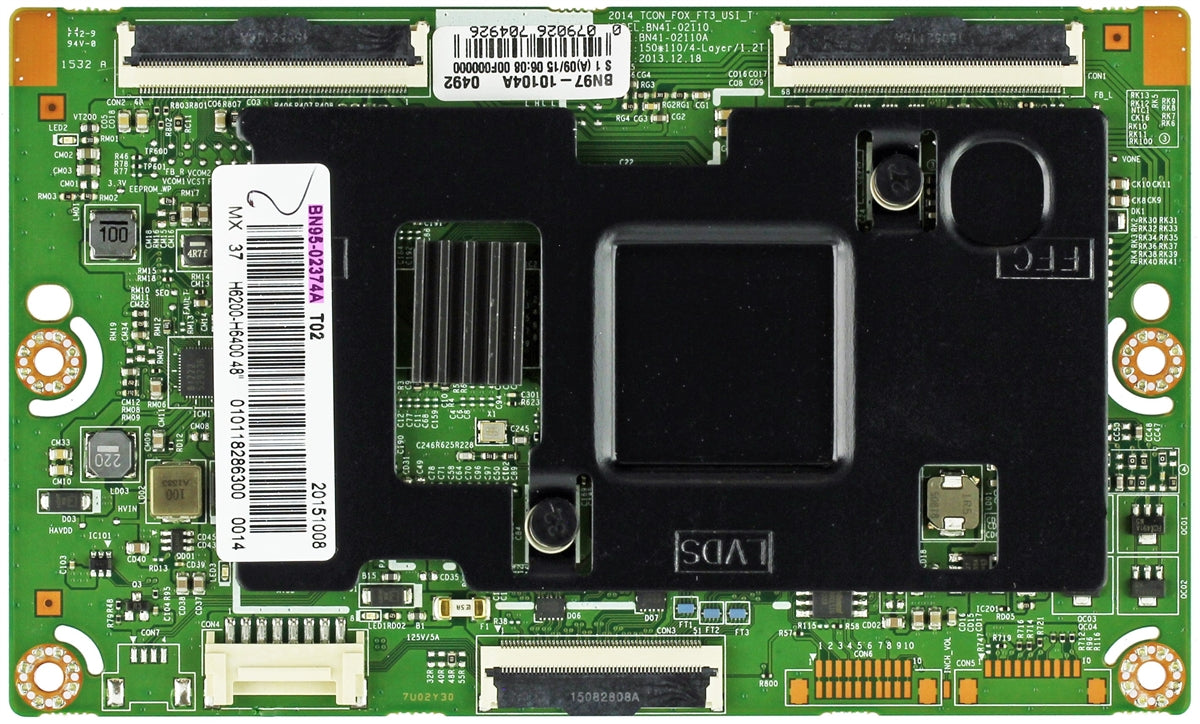 BN95-02374A Samsung T Con Board, BN97-10104A, BN41-02110A, UN48J6200AFXZA, UN48J6200AFXZA TD01