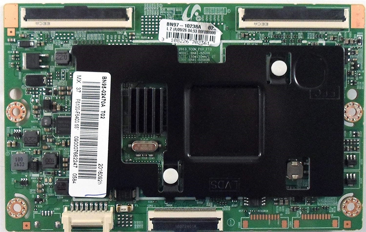 BN95-02470A Samsung T-Con Board, BN97-10238A, BN41-02069A, UN55J6200AFXZA, UN55J6200AFXZA US02