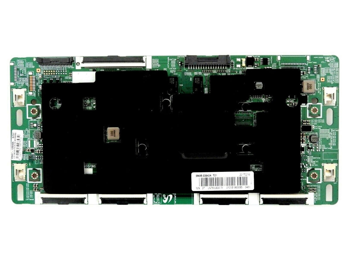 BN95-03940A Samsung T-Con, BN97-12640A, BN41-02573A, UN75MU8000FXZA, UN75MU6300FXZC, UN75MU9000FXZA, UN75MU800DFXZA, HG75NF690UFXZA, UN75MU6290FXZA, UN75MU6070FXZA