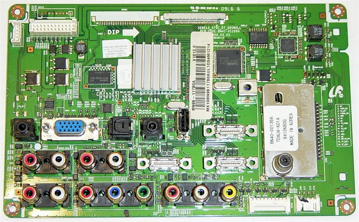 BN96-11780A Samsung Main Board, BN41-01209A, BN96-11779A, BN97-03438D, E, LN46B530P7NXZA