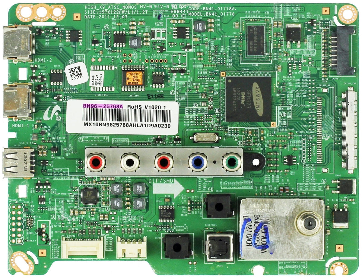 Samsung BN96-25768A Main Board for UN65EH6000FXZA - Thumbnail 2